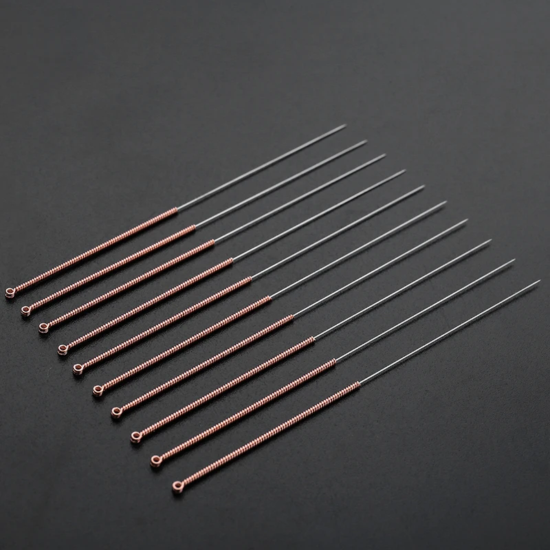 100 hwato Copper handle Disposable Acupuncture Needles disposable acupuncture needle 0.18/0.25/0.30/0.35mm High Quality Acupuncture needle