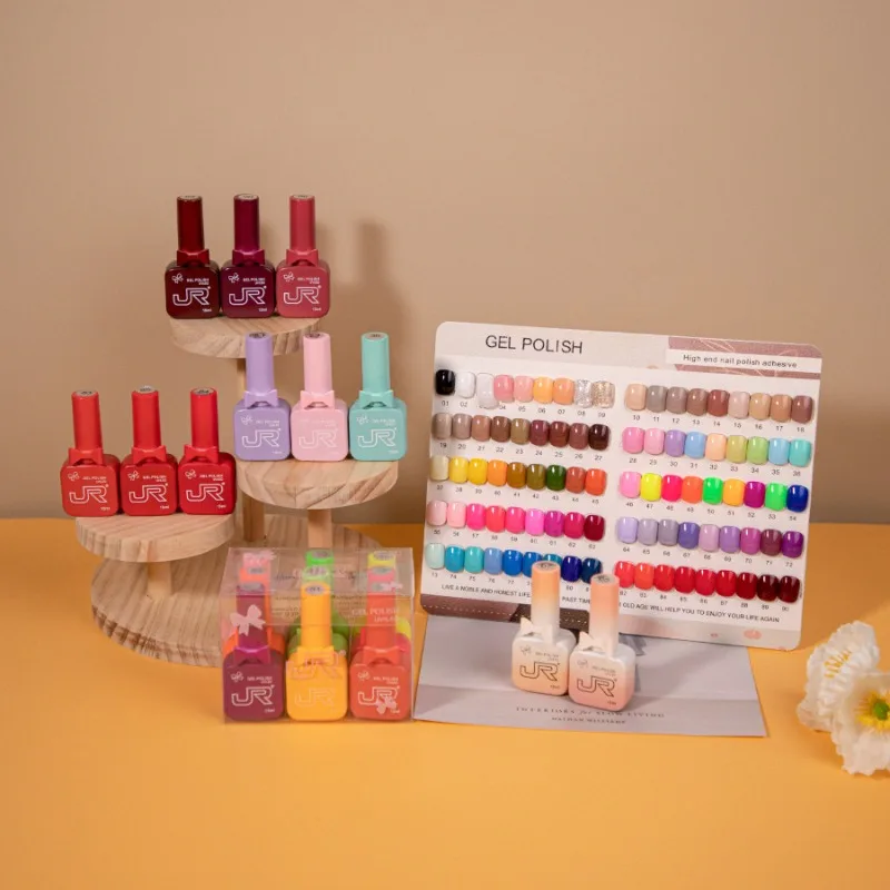 9pcs 15ml gel nail polish set Including Red Pink Nude Gel Polish Kit UV LED Soak Off Polish Home DIY top coat base coat gifts nail polish