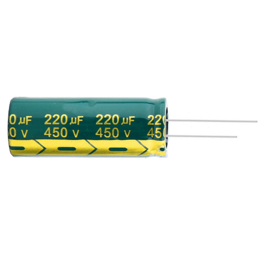 

2pcs/lot 450v 220UF high frequency low impedance 450v220UF aluminum electrolytic capacitor size 18*45MM 20%