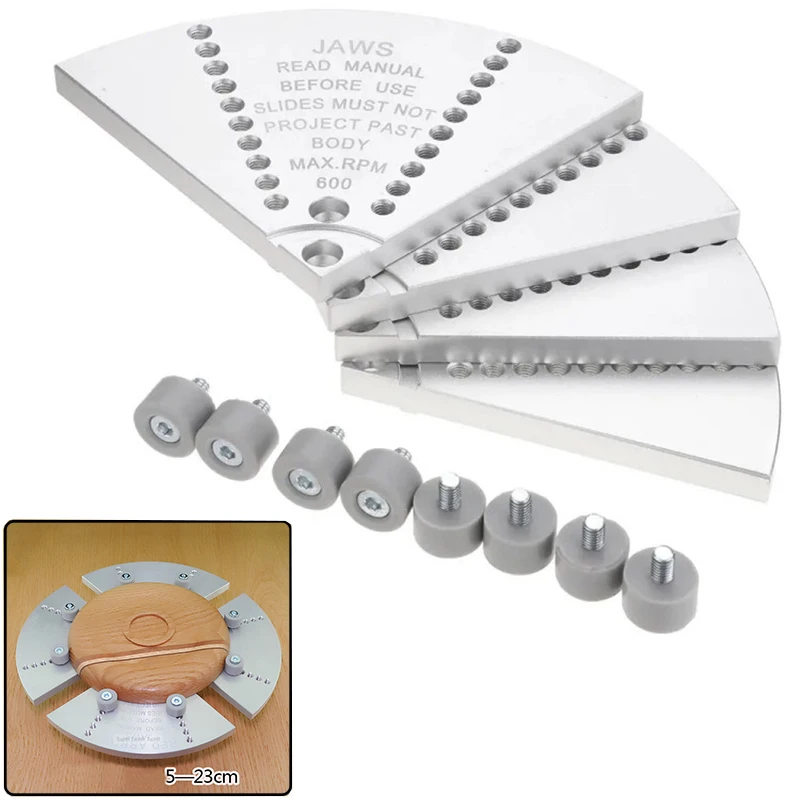 

Centrifugal Woodworking Lathe Chucks Face plates Lathe Accessories For Bowls Hollow Wood Turning Chuck Woodworking Tool