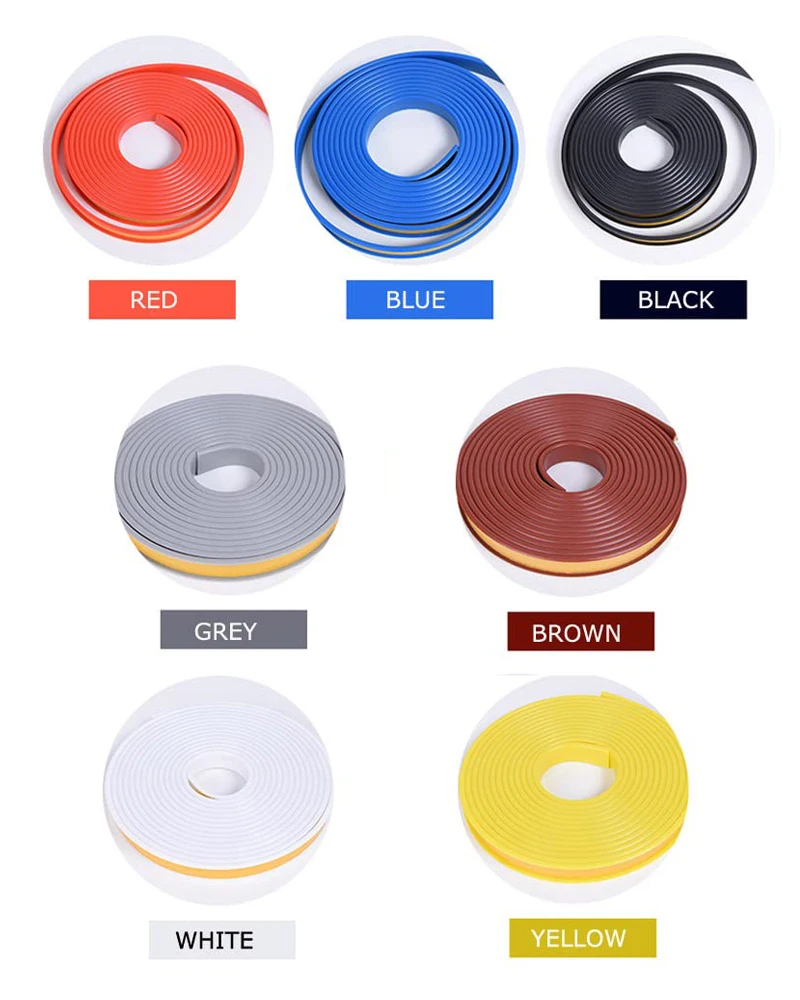 U-shaped Edge Banding Rubber Self-Adhesive Veneer Edge Protector Guards Wood Board Chair Table Tape Cabinet Repair Furniture 5M sealing strip tape sealing tape sealing strip rubber seal strip edge banding strip