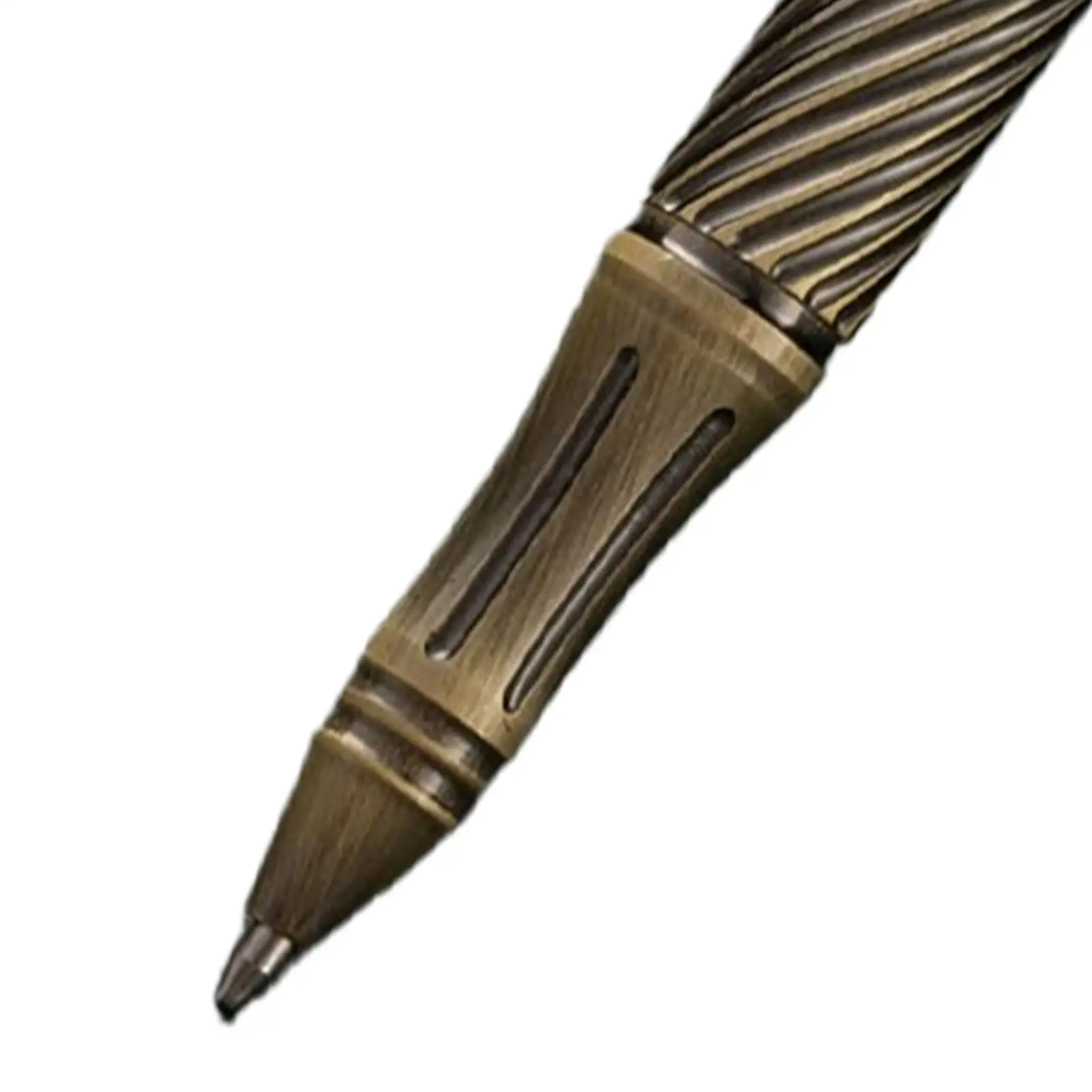 Writing Pens Retro Writing Supplies Brass Pens For Journaling For Men Work Business Meeting School College Outdoor - 4