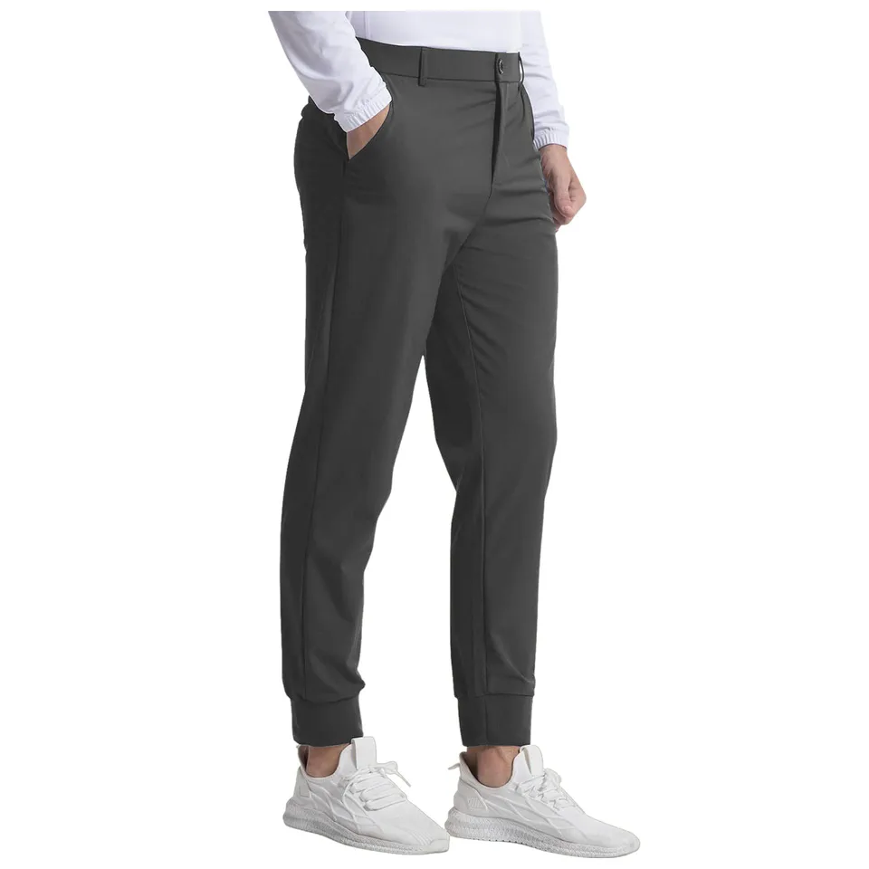 Men's Casual Solid Color Ankle Length Sweatpants
