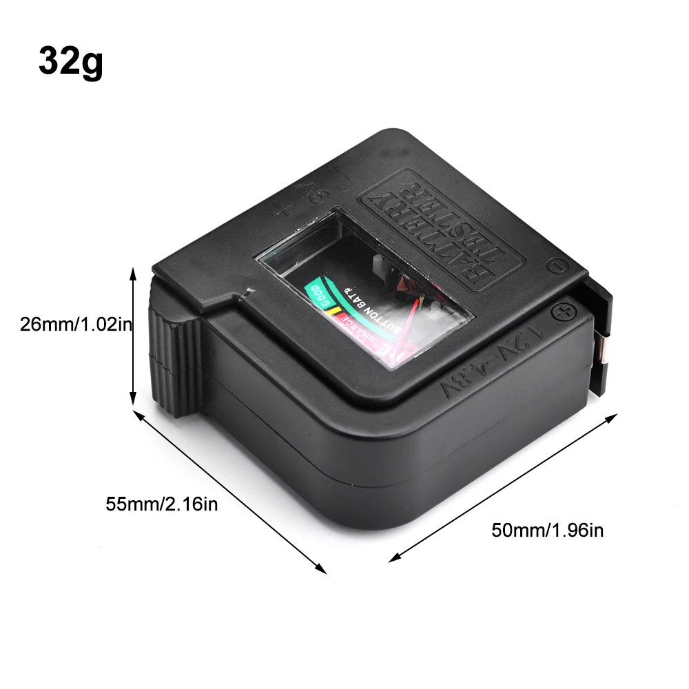 BT860 Battery Voltage indicator Battery Tester Checker Universal Battery Voltage Monitor 1.5V/AA/AAA/9V Button Cell 6