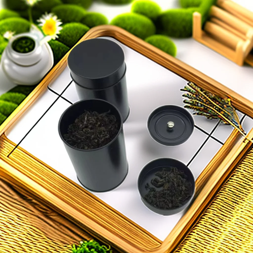 4-Piece Metal Tea Canisters 6
