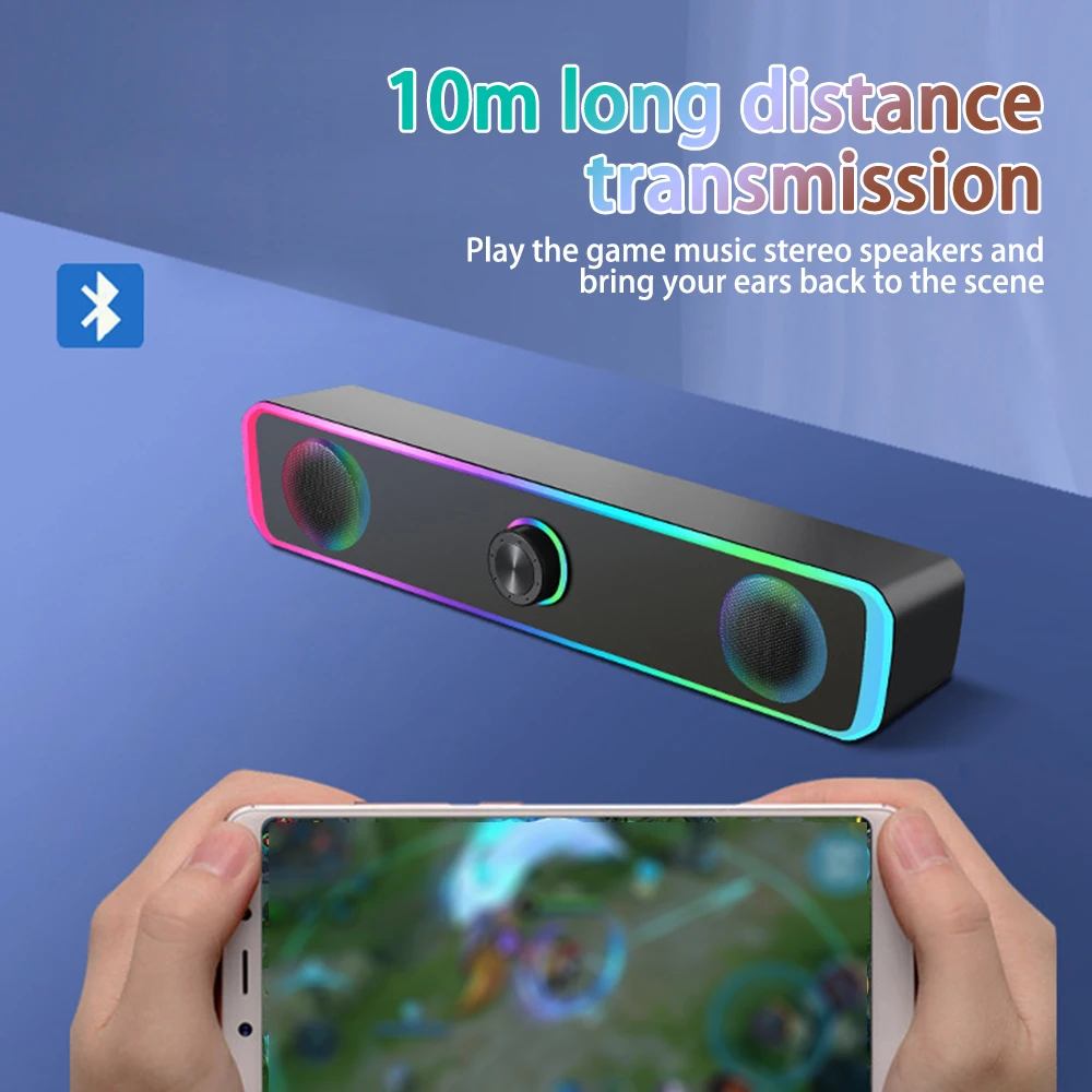 Bluetooth Speaker Home Theater Sound System 4D Surround Soundbar Computer Speaker for TV Soundbar Box Subwoofer Stereo Music Box