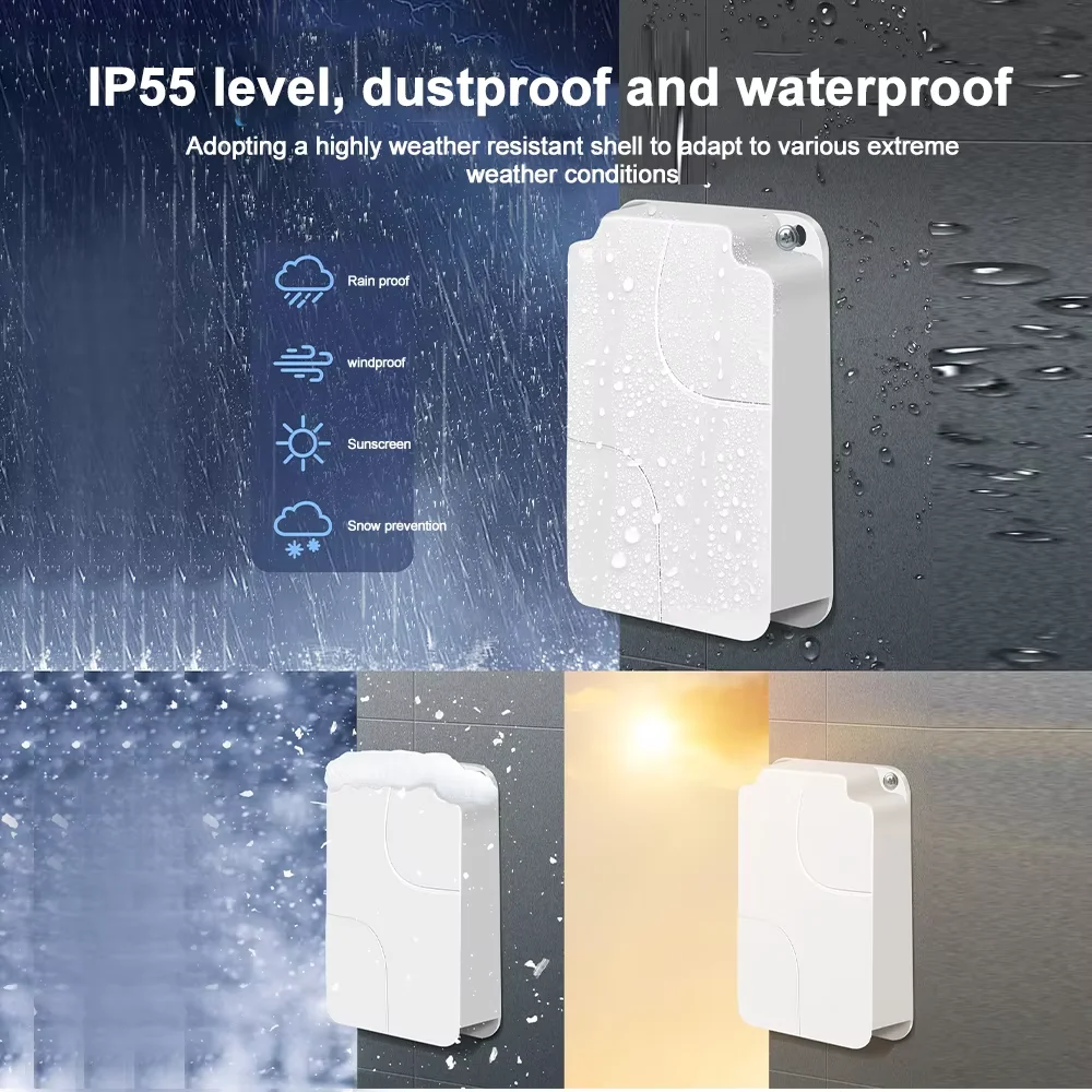 4 Port POE Extender Gigabit Repeater 100/1000Mbps Outdoor Network Card IP55 VLAN 44-57V Camera Wierless AP