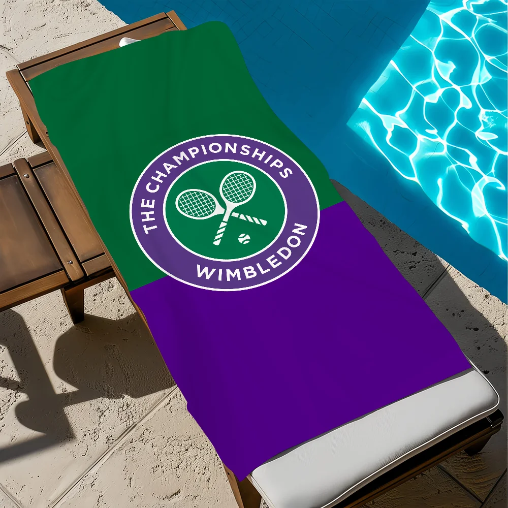 Wimbledon Großes Mikrofaser Strandhandtuch Weich Schnelltrocknend_voghion.com