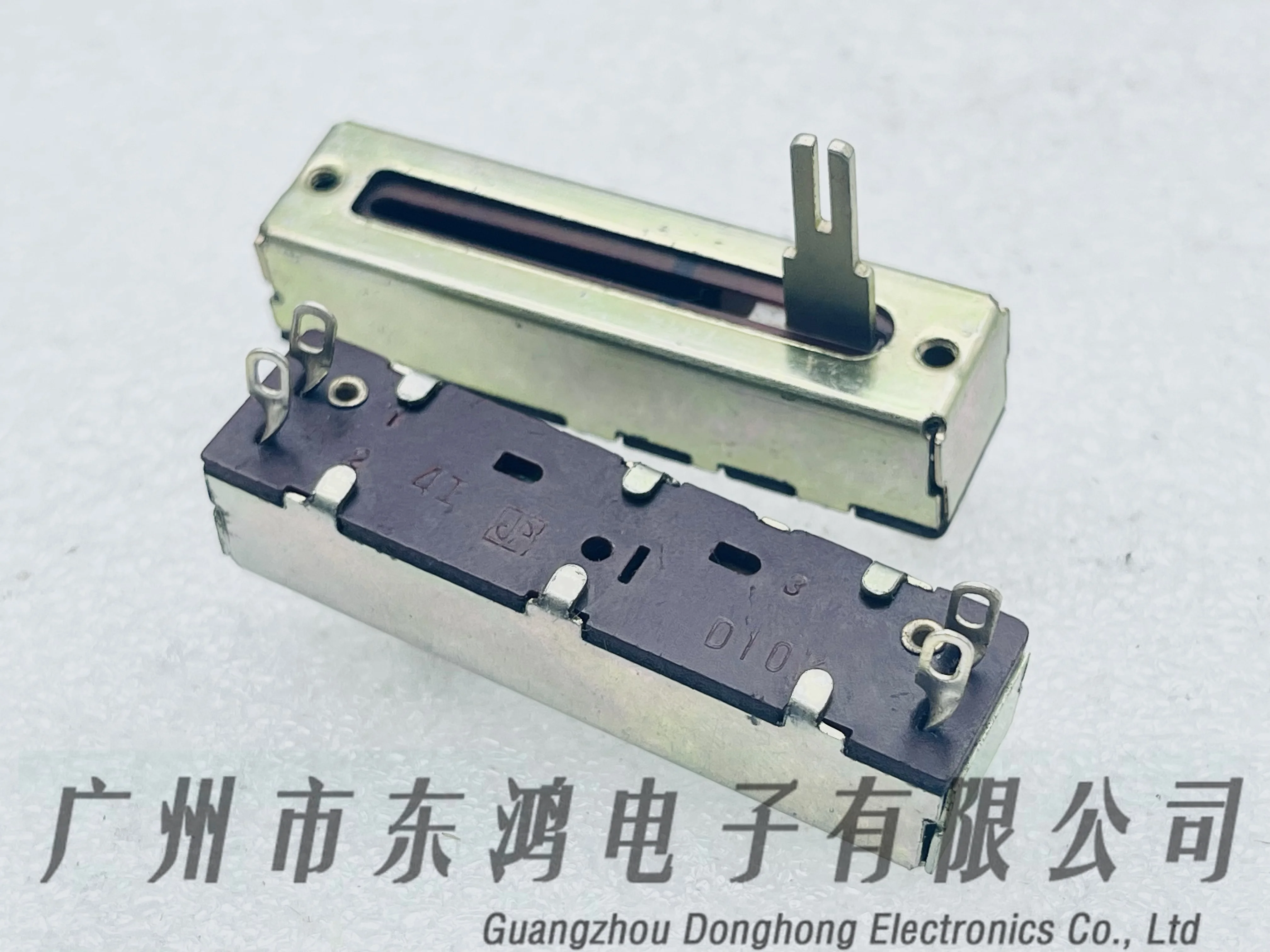 1pcs Mick Japanese 50mm straight slide potentiometer D10k mixer volume adjustment fork 4 pin length 15mm