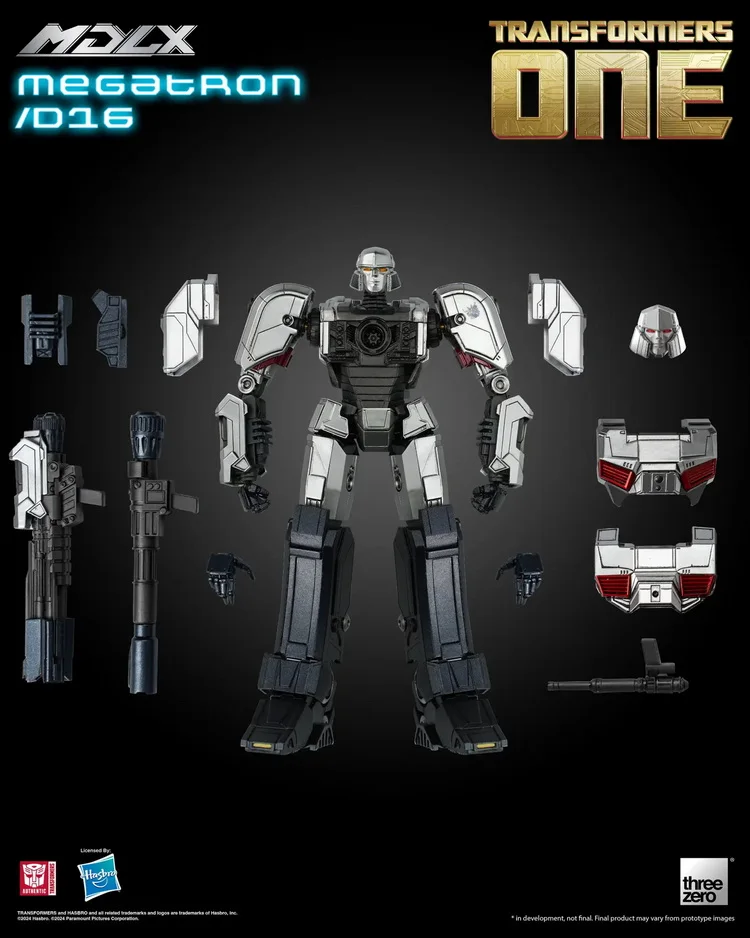 HASBRO-トランスフォーマーのアクションフィギュア3体,MDLX