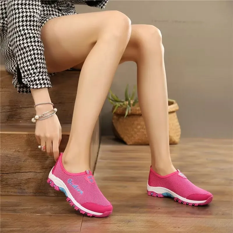 Aqua Shoes Ultra-light Quick-drying Beach Water River Walking Summer Women Breathable Sneakers Outdoor Hiking Shoes Woman