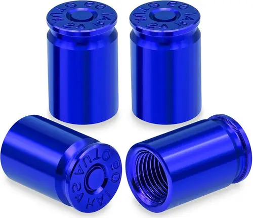 4PCS Bullet Shell Tire Valve Stem Caps, Aluminum Alloy Car Air Stem Cap for Cars, SUV, Trucks, Bikes, Motorcycles, Bicycles - Image 13