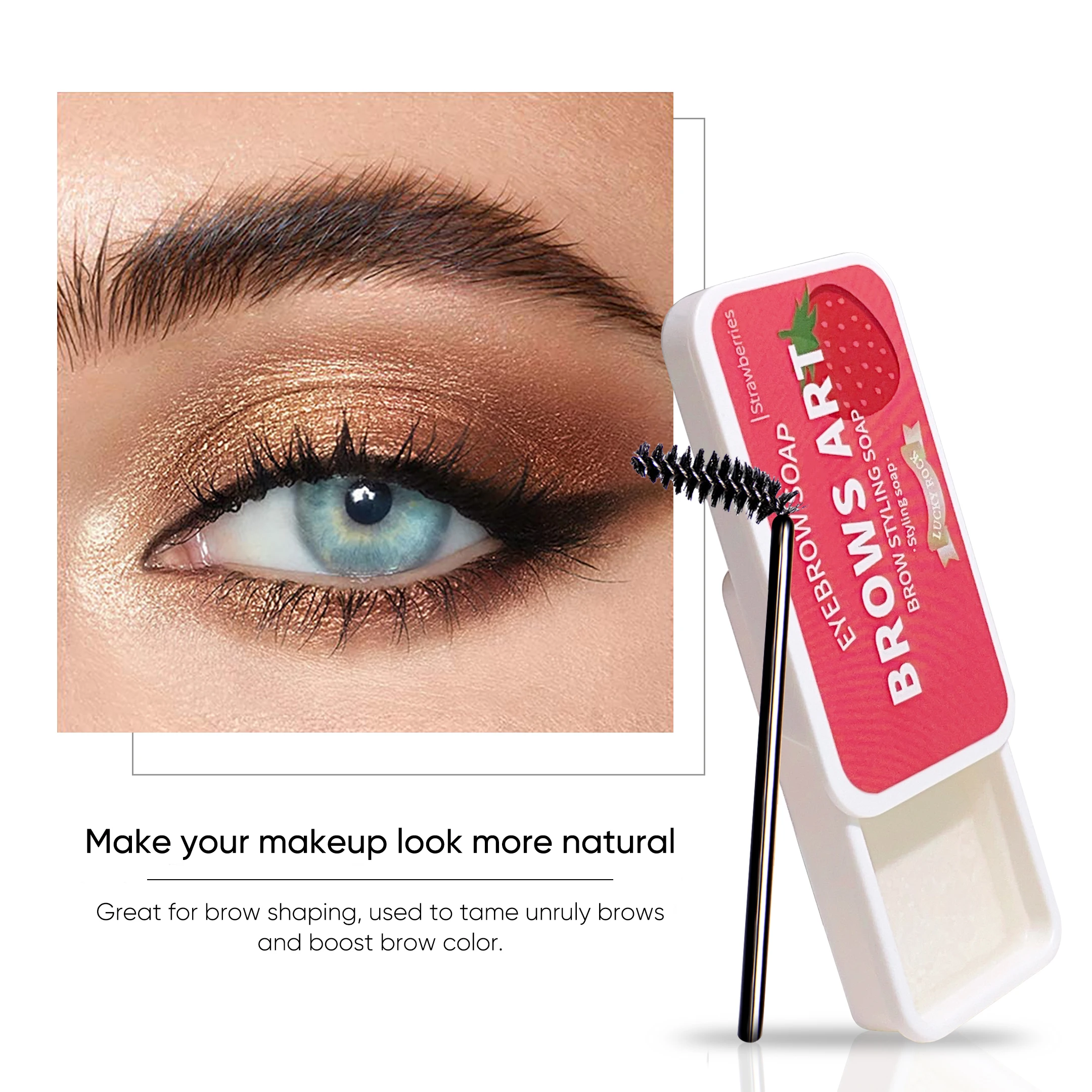 Eyebrow styling cream Three-dimensional and long-lasting transparent eyebrow cream eyebrow glue eyebrow soap eyebrow wax 5