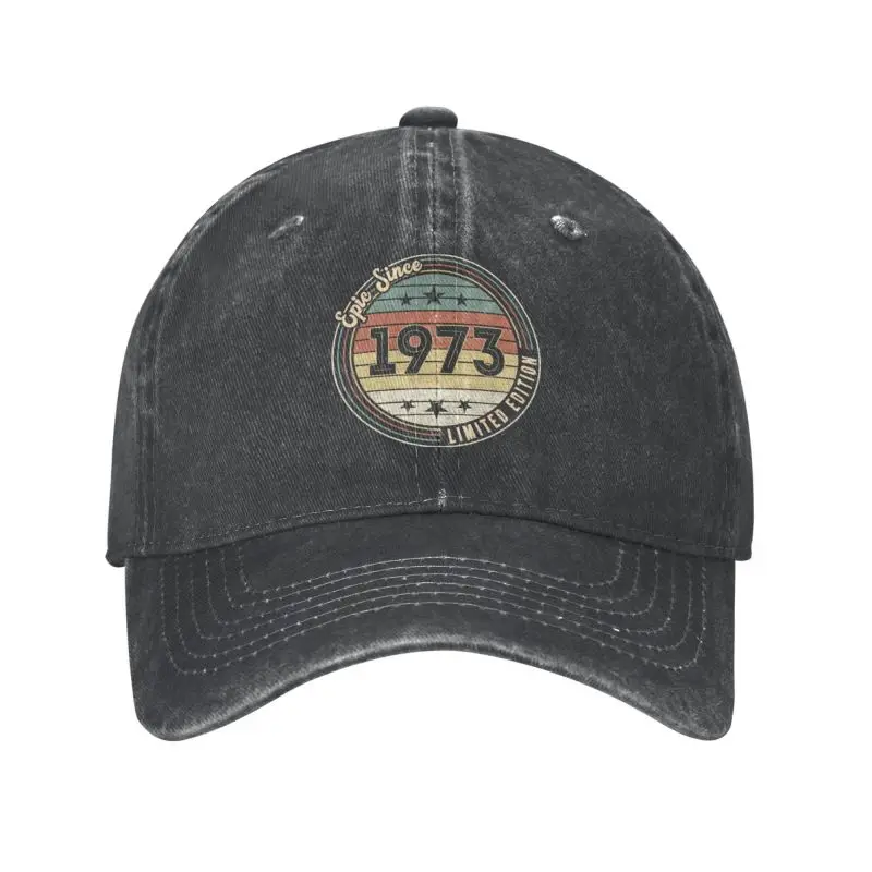 

Personalized Cotton SInce 1973 51 Birthday Gifts 51 Year Old Baseball Cap Sun Protection Women Men's Adjustable Dad Hat Spring