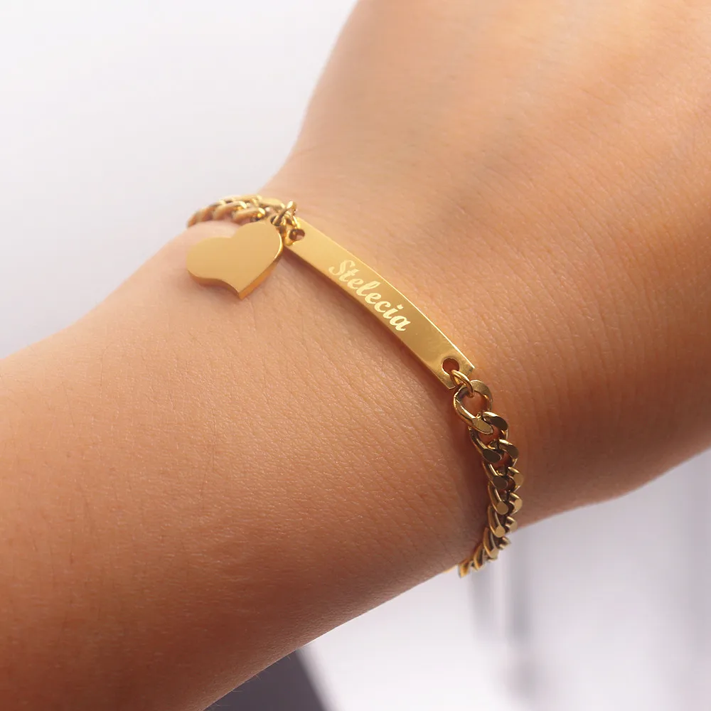 18k Gold-Plated Baby Name Bracelet - MYKA