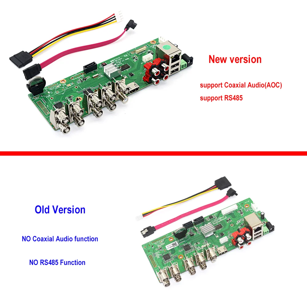 H.265 5M-N 8CH 16CH 1080P IP DVR Board XMEYE NVR 4 Channels 5 IN 1 AHD TVI CVI Hybrid DVR Recorder Board 3 in 1 For CCTV System Network Video Recorder