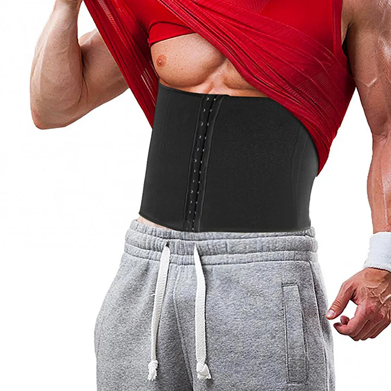 

Men Workout Loss Weight Girdle Body Shaper Tummy Control Workout Belt Waist Trainer Corset Sweat Fat Burning Plus Size
