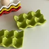 Korean Style 6-cell Ceramic Egg Tray with Personalized Egg Storage Compartments 1