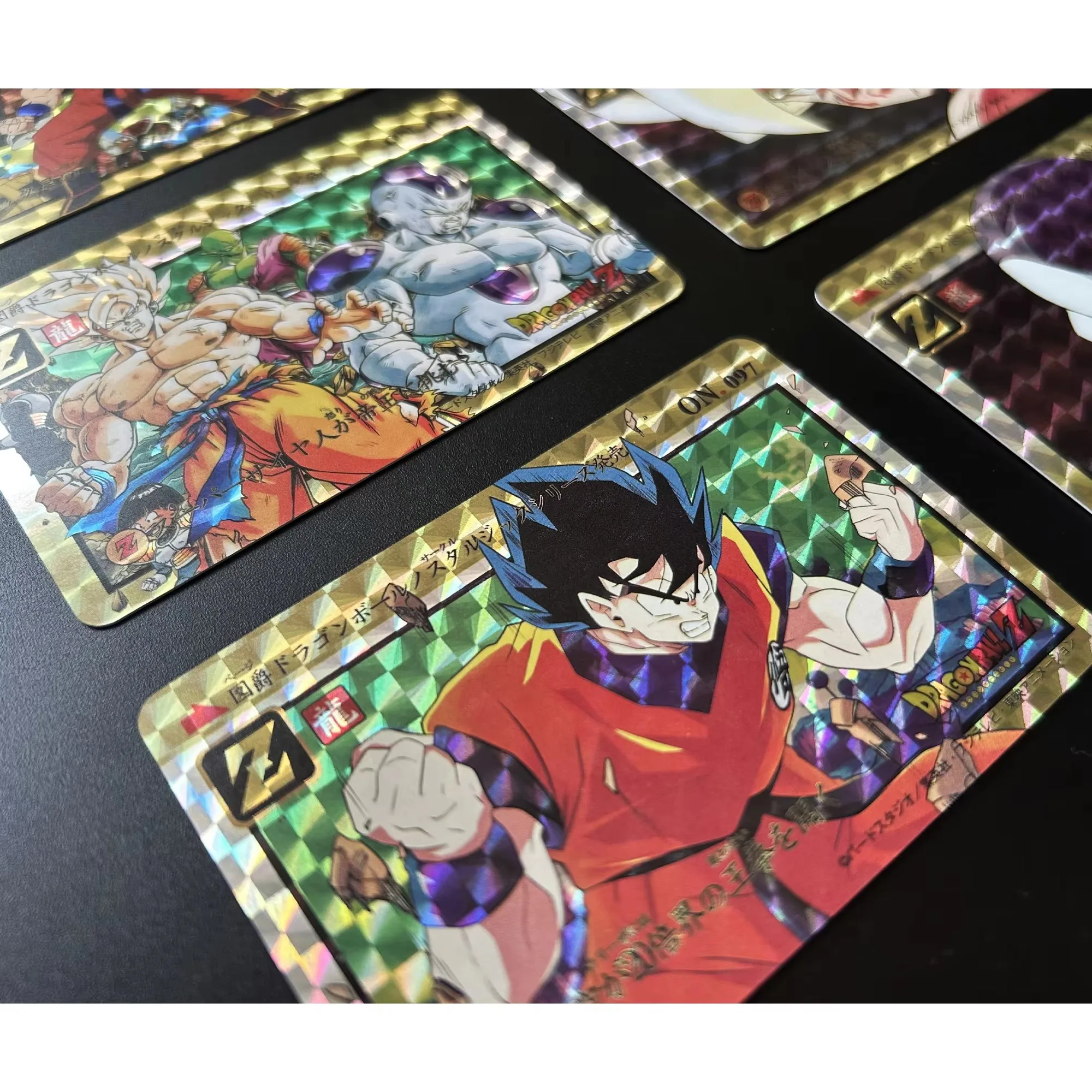 27Pcs/set Dragon Ball Super Saiyan Goku Gohan Vegeta Piccolo Frieza Cell Flash Card Classic Anime Collection Cards Gift Toy