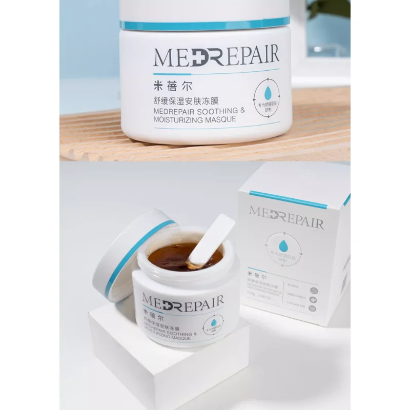 

Frozen blue bandage, hydration, soothing, moisturizing, repairing, refreshing after sun, apply mask