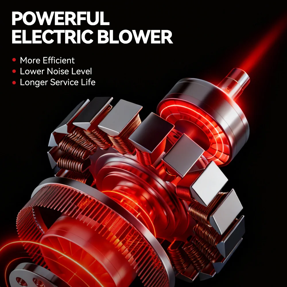5Gears 5500W Brushless Cordless Air and Snow Leaf Blower Cleaner