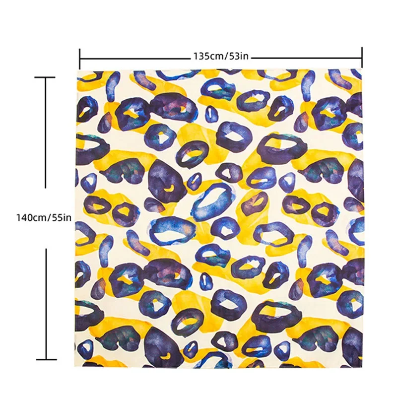 Children's Under High Chair Splash Pad Washable Waterproof Anti-Slip Floor Splash Baby High Dining Chair Picnic Baby Play Mat