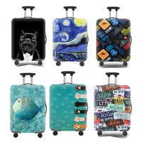 Top Selling Travel Suitcase Protector Cover Elastic Protective Washable Luggage Cover With Concealed Zipper For 18-32 Inch 1