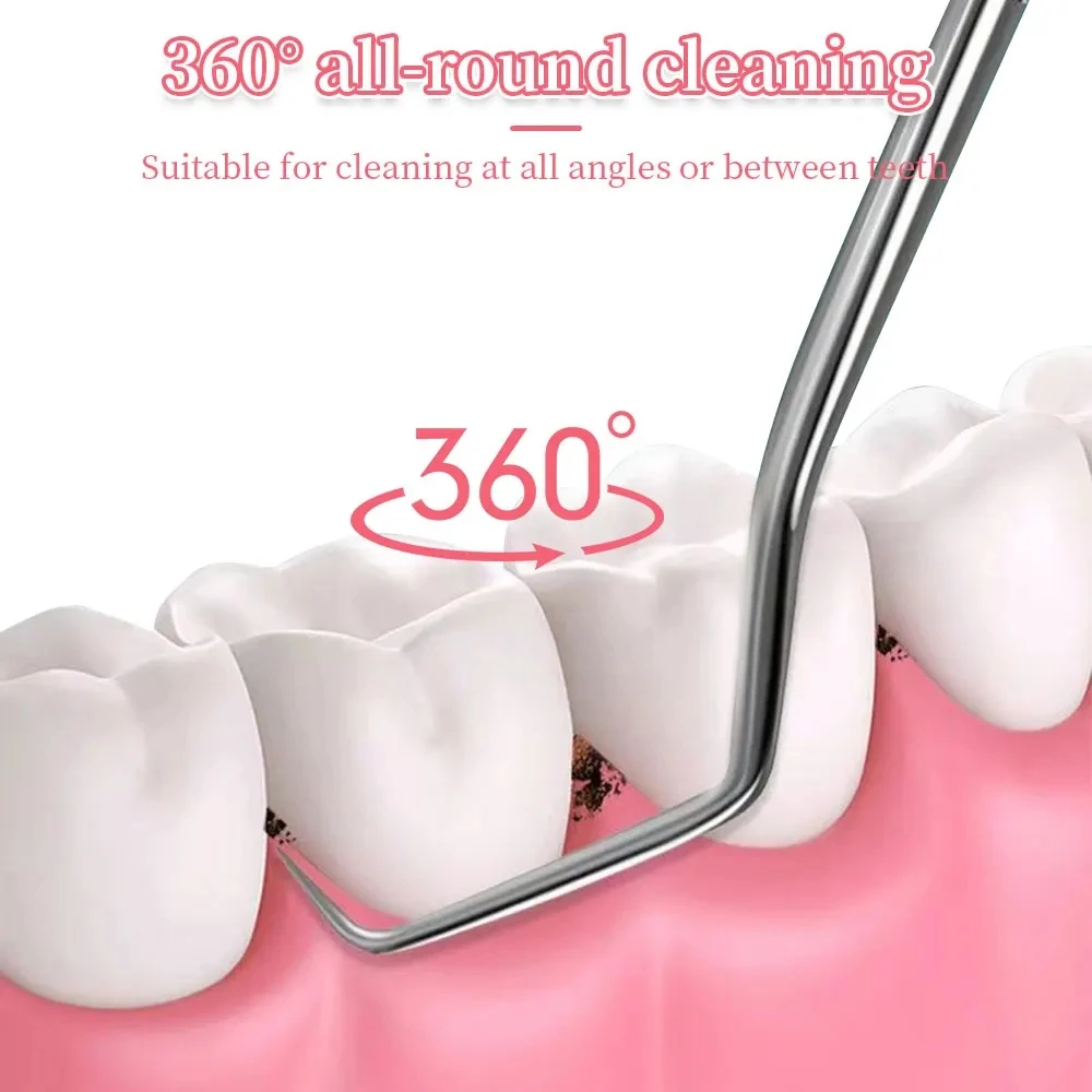 7pcs/set Aluminum Toothpick Set Tooth Flossing Reusable Toothpicks Portable Toothpick Floss Teeth Cleaner Oral Cleaning toothpick set