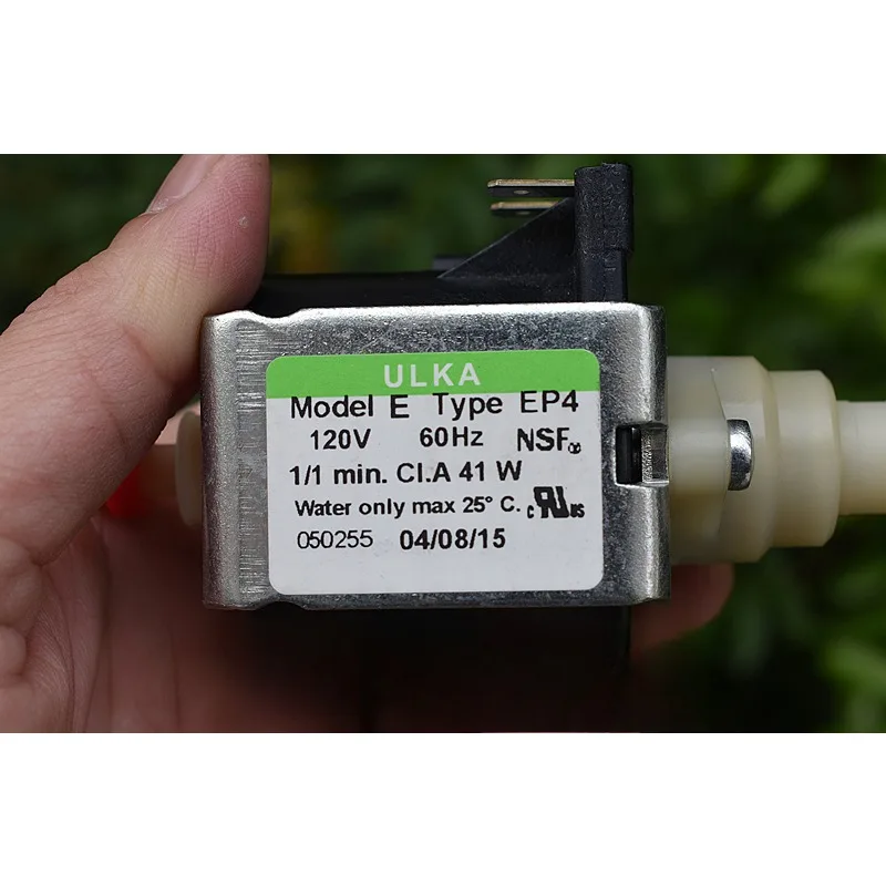Italy ULKA EP4 Electromagnetic Pump AC120V Plunger Pump Coffee Machine Water Small Flow High Pressure Stable Effluent
