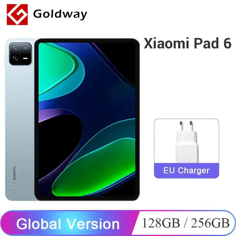  Xiaomi Pad 6 WiFi Version 11 inches 144Hz 8840mAh Bluetooth  5.2 Four Speakers Dolby Atmos 13 Mp Camera + Fast Car 51W Charger Bundle  (Gravity Gray, 256GB + 8GB) : Electronics
