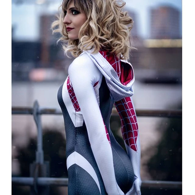 Gwen Stacy Cosplay Costumes | Spider Gwen Womens Costume | Spider Gwen  Cosplay Female - Cosplay Costumes - Aliexpress