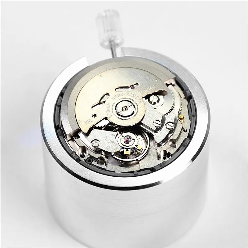 Japan Original Nh35 Movement Crown At 3.8 3 Nh35A With Black Date Automatic Mechanical Skx007 Watch Dial Mods Repair Watchmaker images - 6