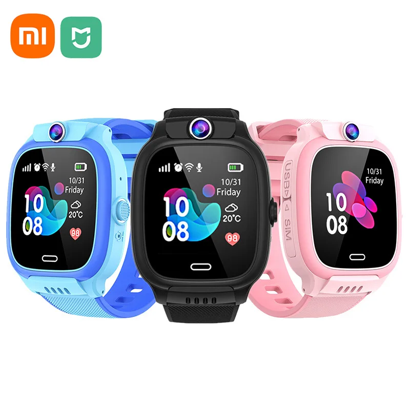 

Xiaomi Mijia New Kids Phone Watch Smart WIFI Precise Positioning One-click SOS Deep Waterproof Camera Childrens Smartwatch Gifts