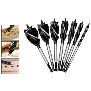8mm-35mm Twist Drill Bit Set Wood Fast Cut Auger Carpenter Joiner Tool Drill Bit For Wood Cut Suit for woodworking
