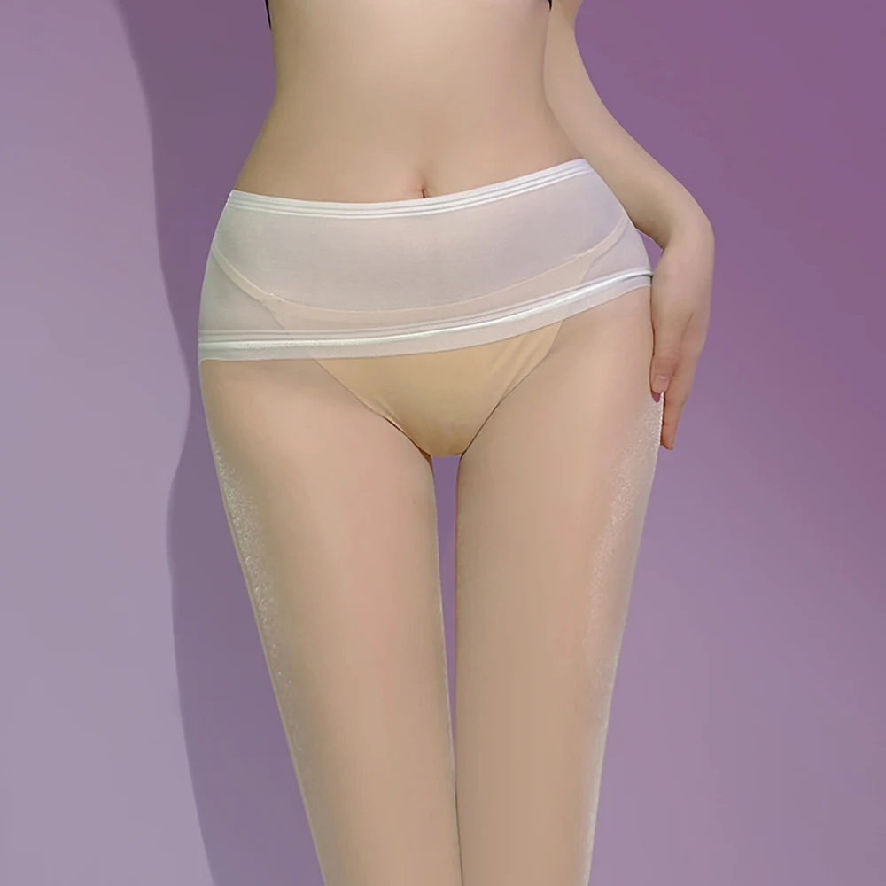 Damenstrümpfe, ultradünne Gaze, unsichtbare Strumpfhosen, Sommer, transparent, hochelastisch, nahtlos, atmungsaktiv, Socken – Detail 3
