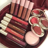 Rare Beauty Soft Pinch Tinted Lip Oil Stain Lip Gloss Delight Hope Happy Wonder  Liquid Blush Makeup Cosmetics  Face Eye Blusher 1