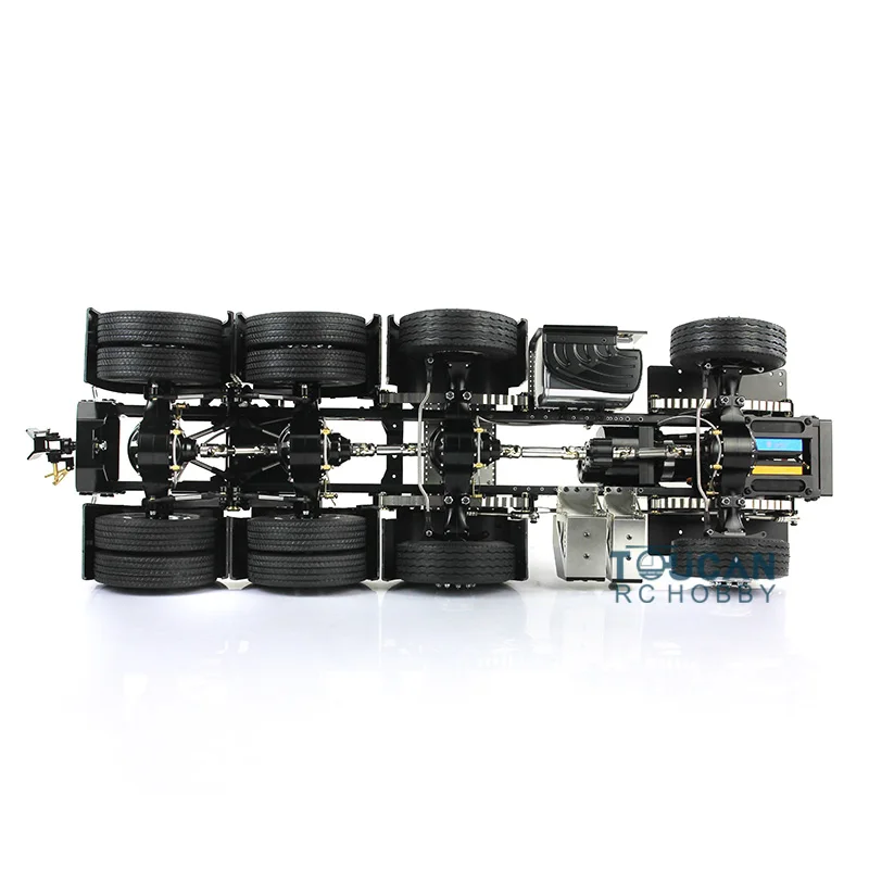 SALE LESU 8*8 RC Metal Chassis 3363 TAMIYAYA 56352 for 1/14 RC Tractor Truck Car 2-speed DIY Model with Servo Motor Toys TH15087 6