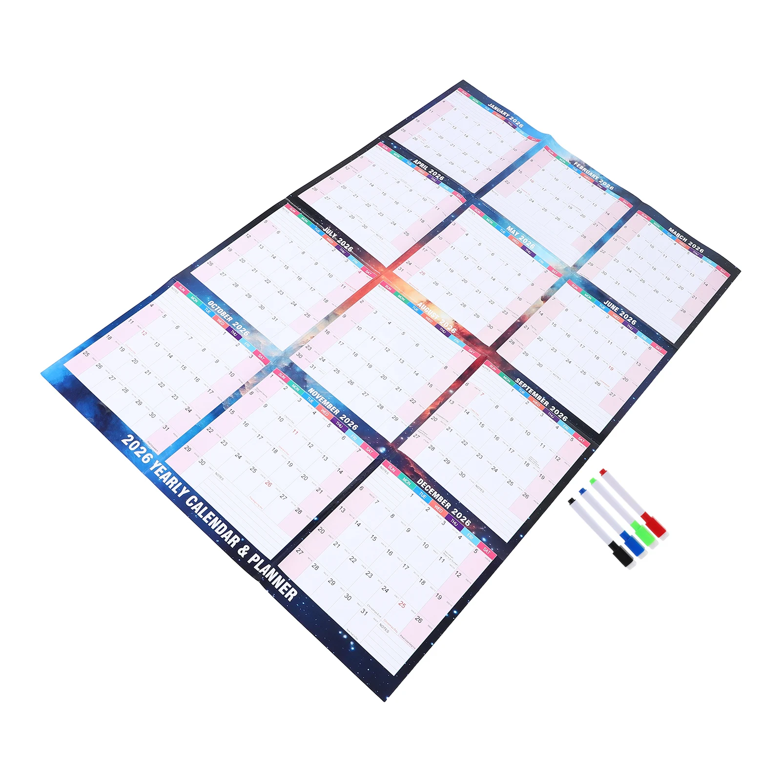 AMO HERMOSO Calendario De Mesa 2026, Calendario 2026, Calendario De Escritorio, Calendario Mensual De Enero A Diciembre, Con Bolsillo, Mini Notas Y Etiquetas De Colores, Lista De Tareas Para Oficina