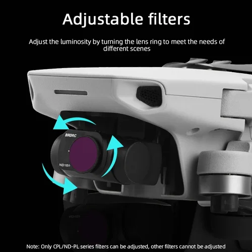 드론 카메라 렌즈 필터 세트, DJI 미니 2 SE UV CPL ND 8 16 32/64 PL 광학 유리, 쿼드콥터 매빅 미니 SE 액세서리 5