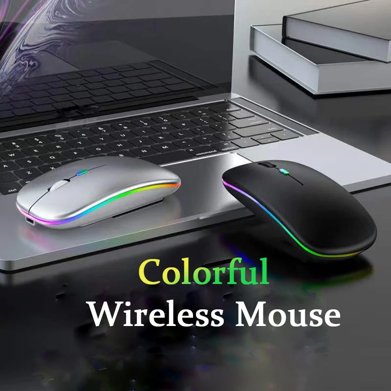 Rechargeable Wireless Mouse for Laptop and PC