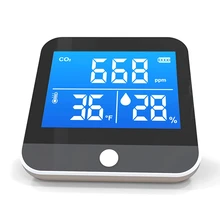 

Portable Air Quality Monitor Temperature Humidity Monitor Infrared NDIR CO2 Detector Indoor CO2 Detection
