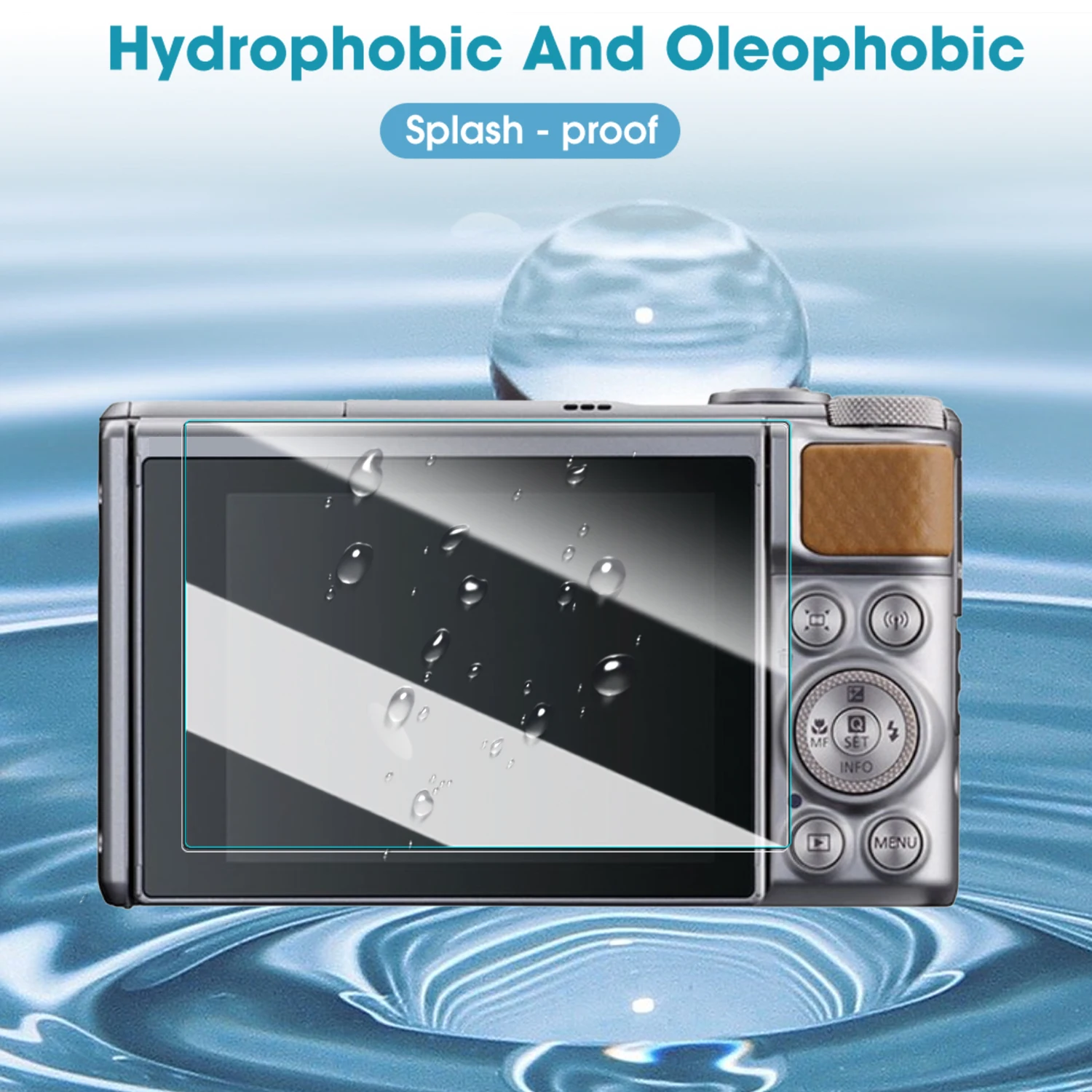 캐논 파워샷 SX740 SX730 EOS C50 R8 R10 R50 RP EOSC50 디지털 카메라용 강화 유리 화면 보호 필름 (스크래치 방지)