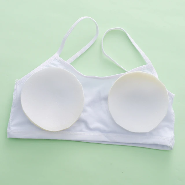 Teen Girls Underwear Soft Padded Cotton Letter Print Bra for Young