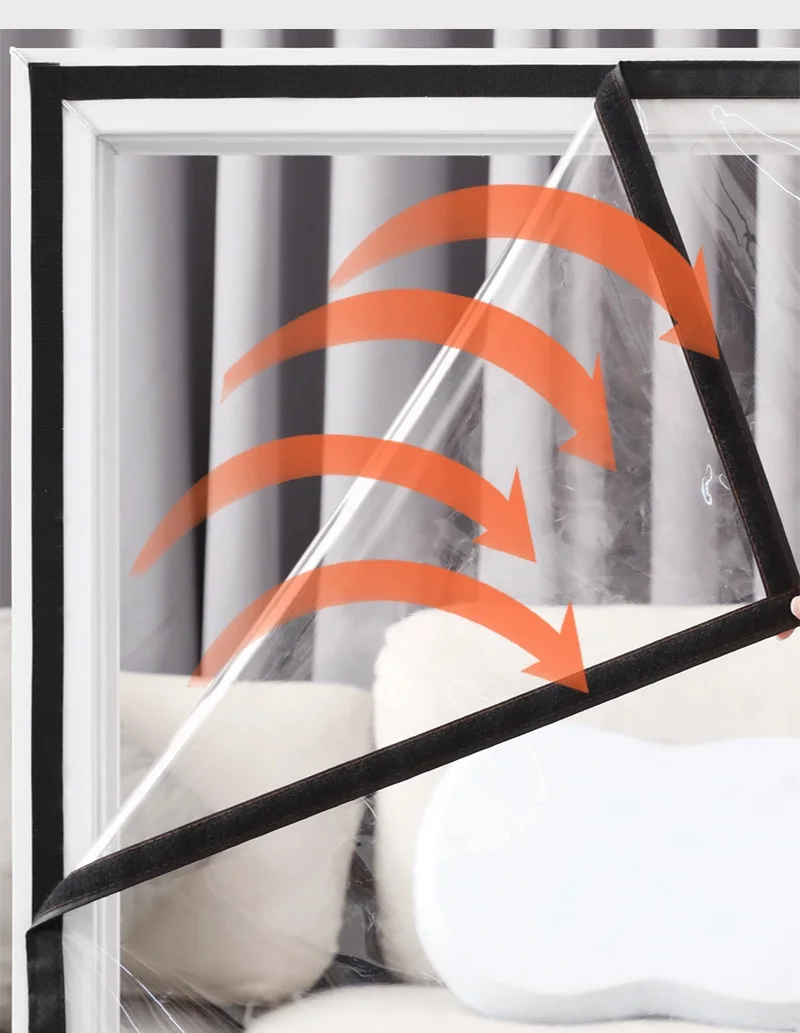 Description Picture 6 of itemCustomizable winter warm curtains, windproof sealed windows, household cold insulation, anti freezing window insulation film