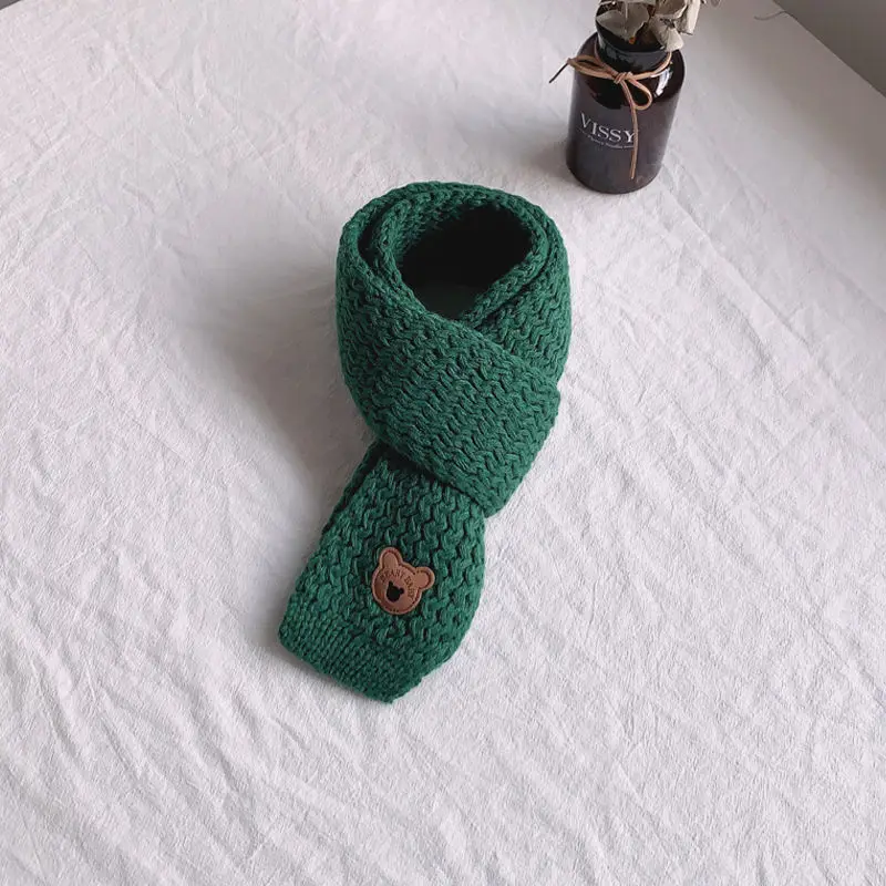 Children's Scarf Autumn and Winter Baby Scarf Warm Boys Girls Baby Cute Korean Version of Windproof Neck Cover Tide