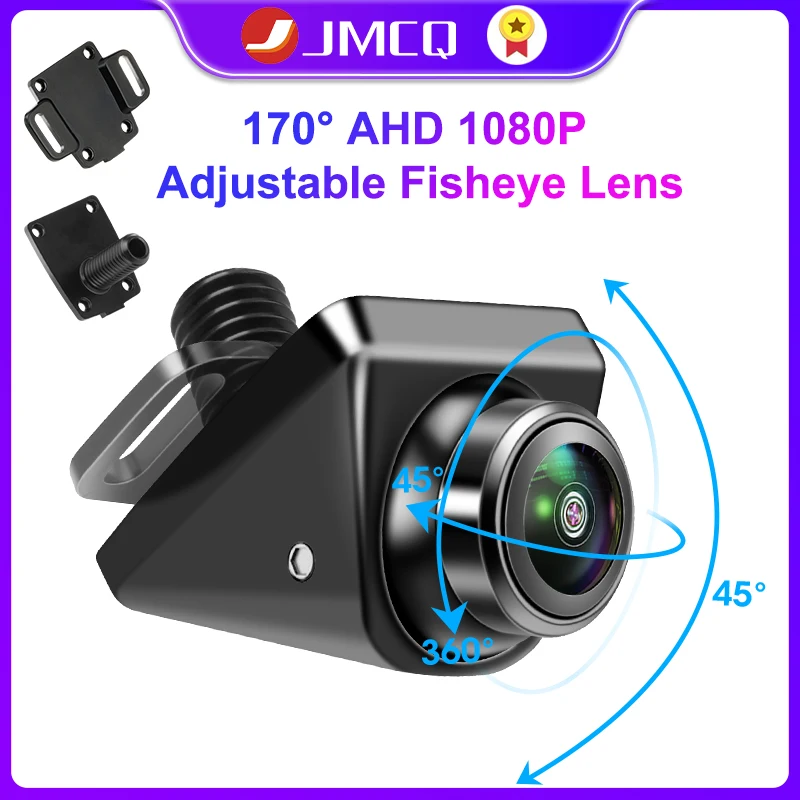 

JMCQ 170 ° 1920x1080P Автомобильная камера заднего вида AHD «рыбий глаз»