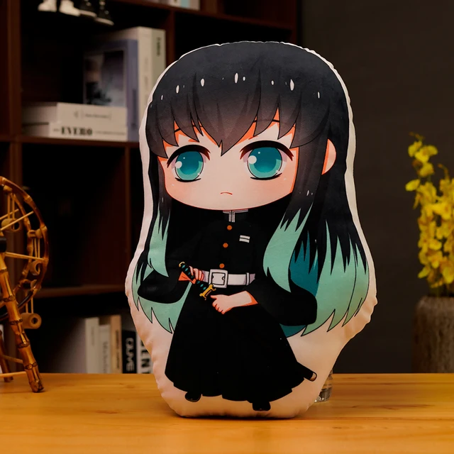 Anime Kochou Shinobu Kissen 25cm - Weiche Figurenkissen Für Sofa & Bett
