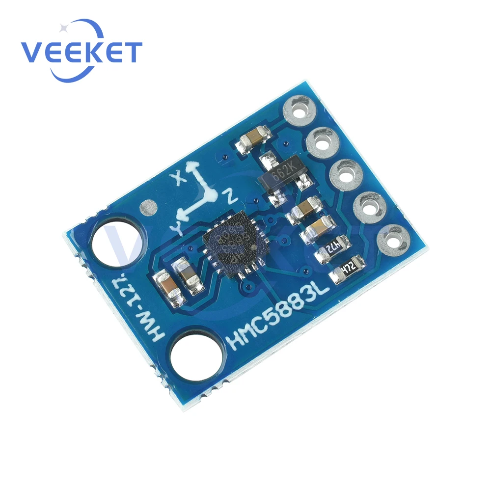 Module boussole électronique QMC5883P IIC 3-5V pour drone GPS
