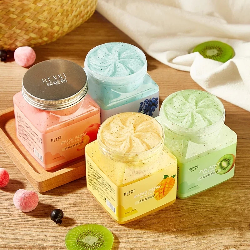 

Fruity Body Scrub Deep Cleansing Moisturizing Dead Skin Removal Skin Care Exfoliator Back Foot Hand Body Exfoliating Moisturizer