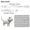 Custom Reflective Cat Collar Personalized ID Adjustable Safety Buckle with Bell Free Engraving Nylon Puppy Kittens Necklace 3